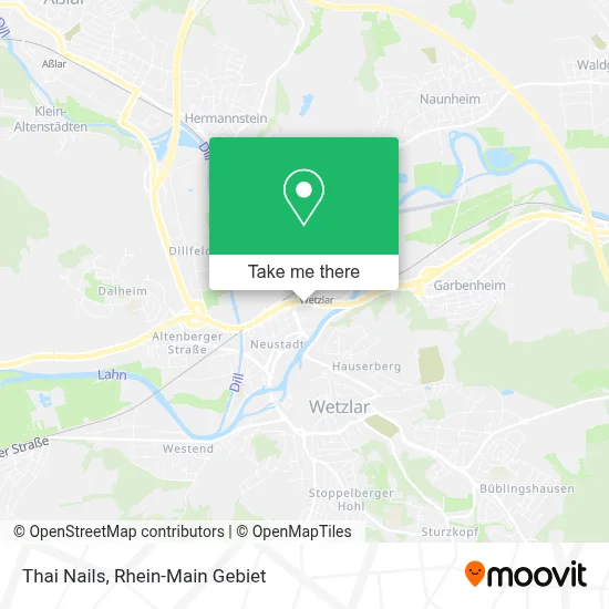 Thai Nails map