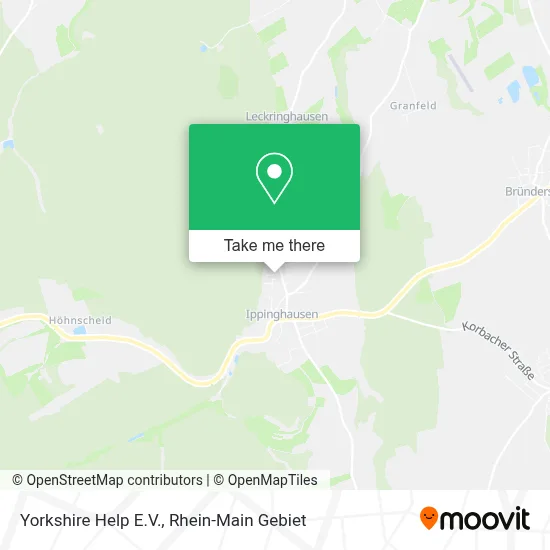 Yorkshire Help E.V. map