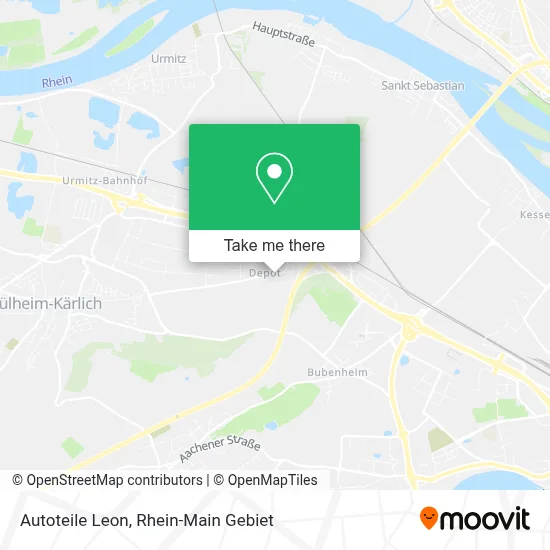 Autoteile Leon map