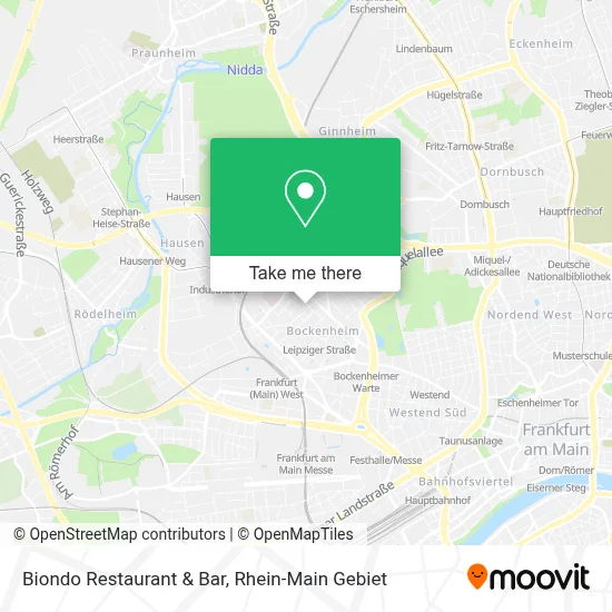Biondo Restaurant & Bar map