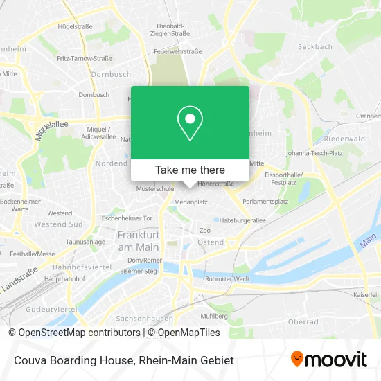 Couva Boarding House map