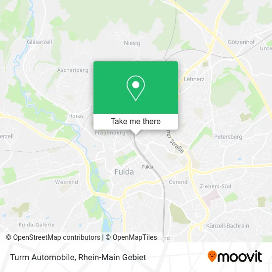 Turm Automobile map