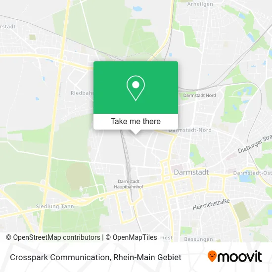 Crosspark Communication map