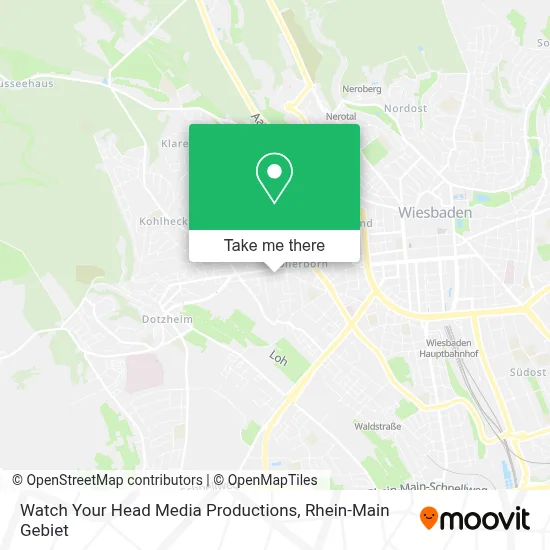 Watch Your Head Media Productions map