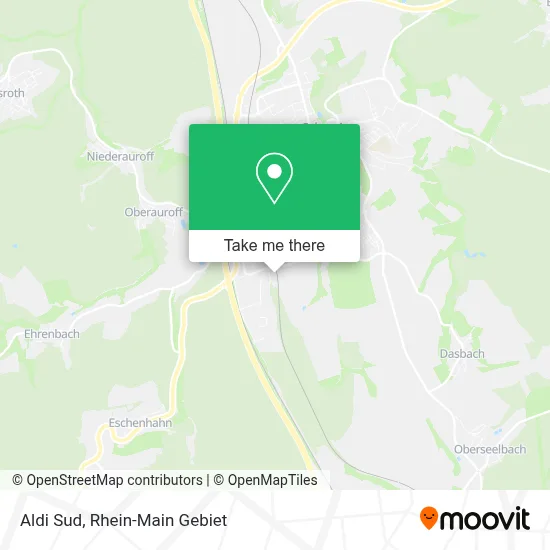 Aldi Sud map