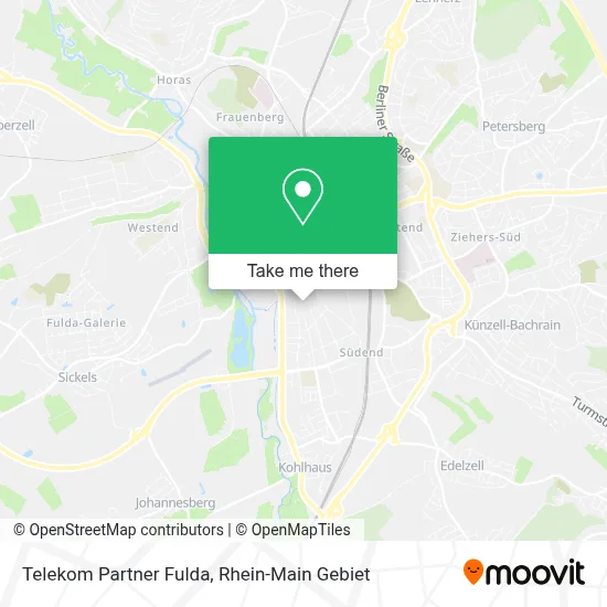 Telekom Partner Fulda map