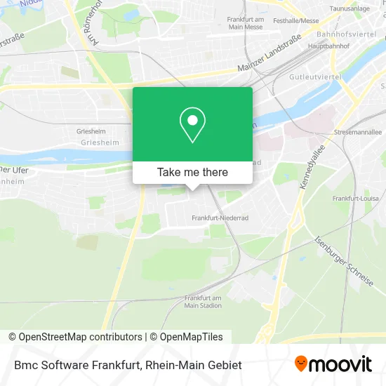 Bmc Software Frankfurt map