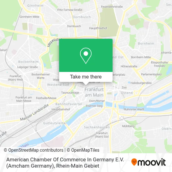 American Chamber Of Commerce In Germany E.V. (Amcham Germany) map