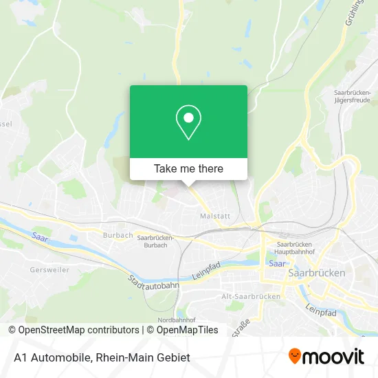 A1 Automobile map