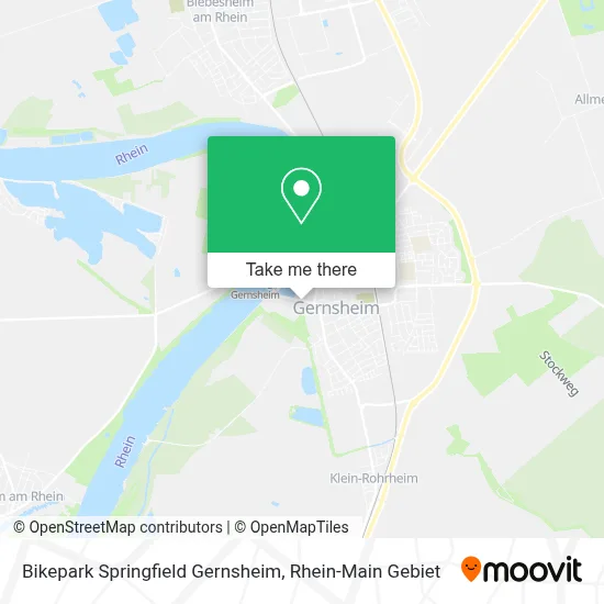 Bikepark Springfield Gernsheim map
