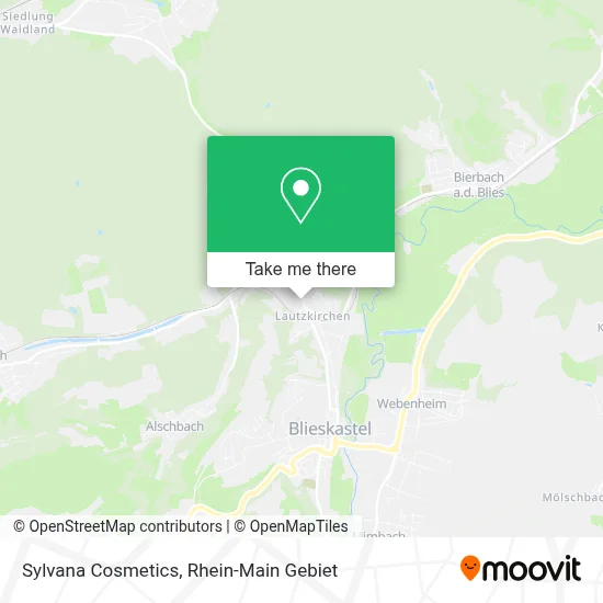 Sylvana Cosmetics map