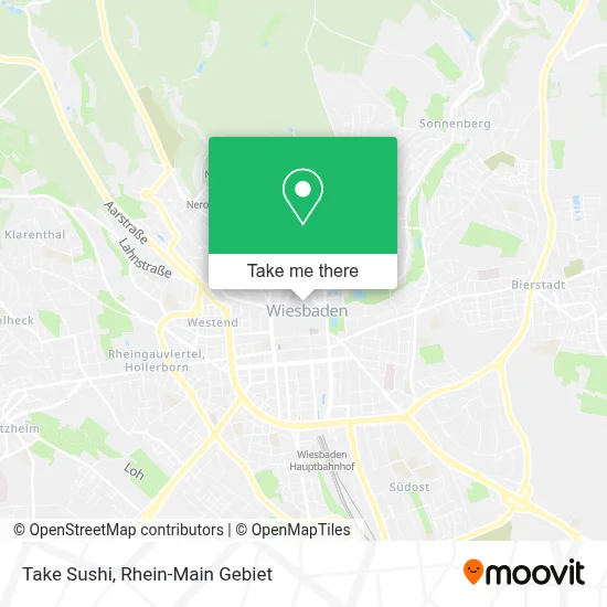 Take Sushi map