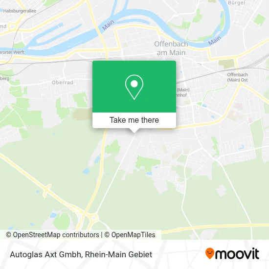 Autoglas Axt Gmbh map
