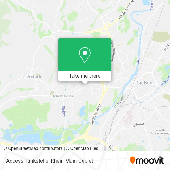 Access Tankstelle map