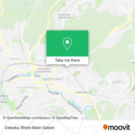 Debeka map