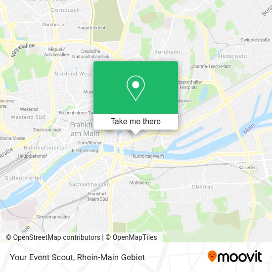Your Event Scout map
