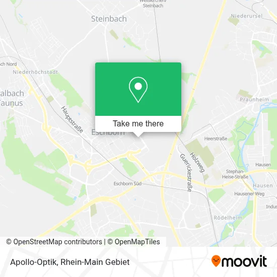 Apollo-Optik map