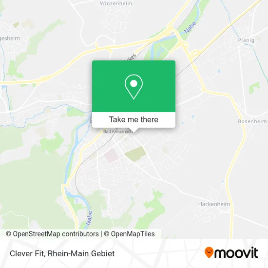 Clever Fit map