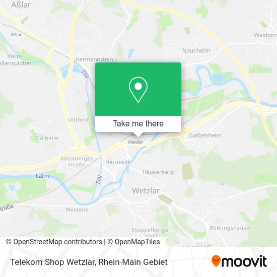 Telekom Shop Wetzlar map