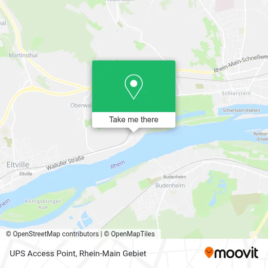 Ups Access Point map