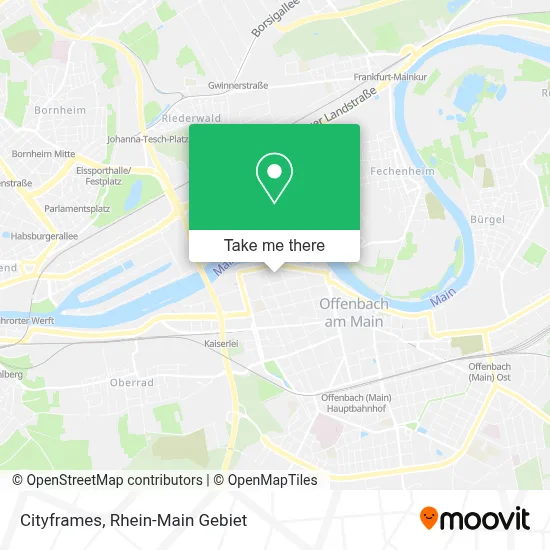 Cityframes map