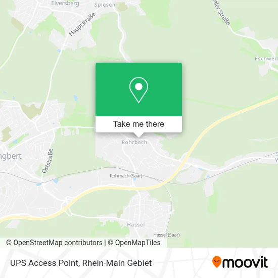 Ups Access Point map