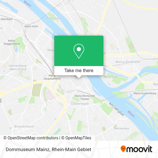 Dommuseum Mainz map