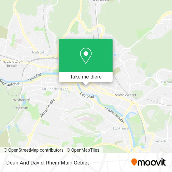 Dean And David map