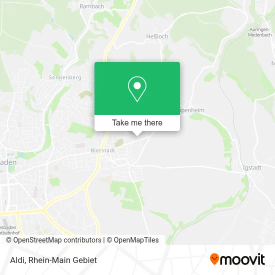 Aldi map