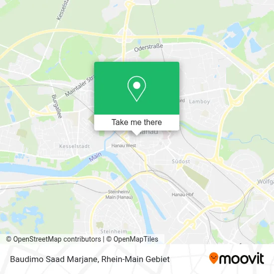 Baudimo Saad Marjane map