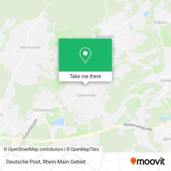 Deutsche Post map