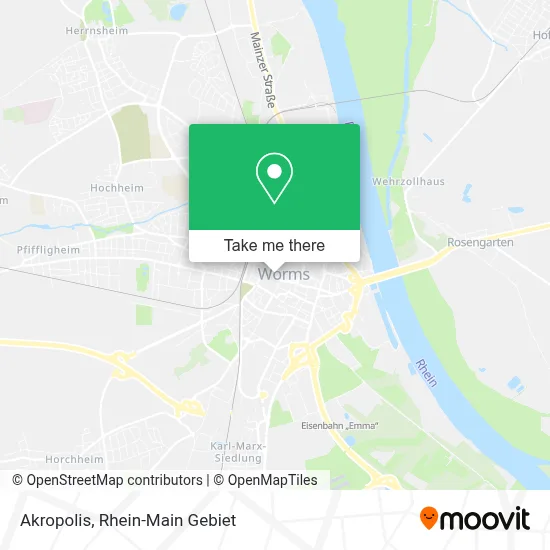 Akropolis map