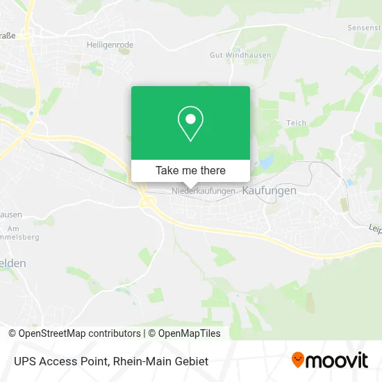 Ups Access Point map