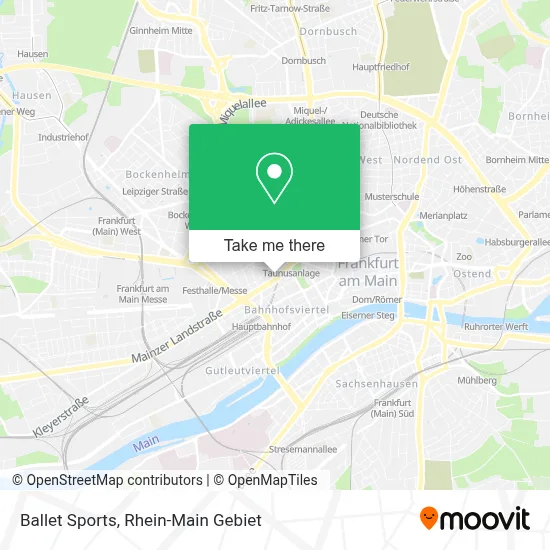 Ballet Sports map