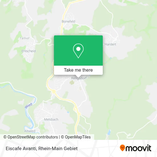 Eiscafe Avanti map