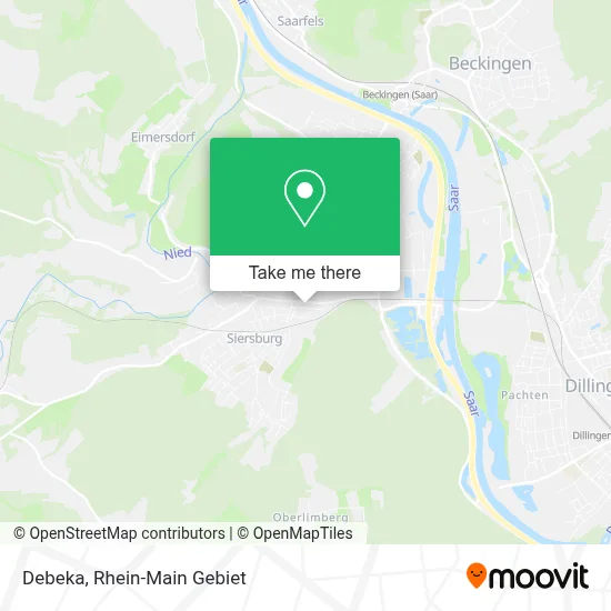 Debeka map