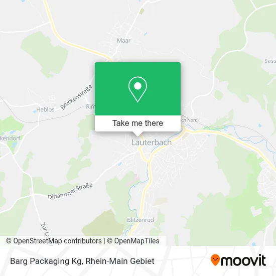 Barg Packaging Kg map