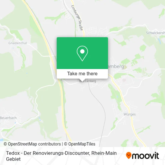 Tedox - Der Renovierungs-Discounter map