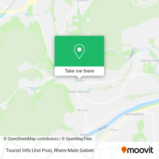 Tourist Info Und Post map