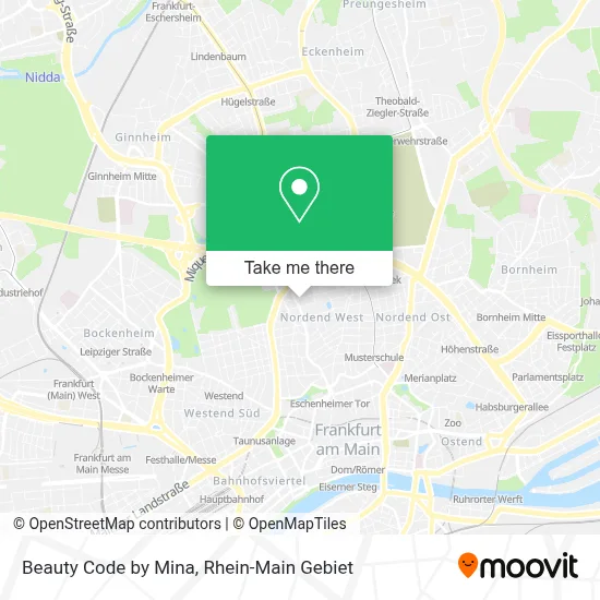 Beauty Code by Mina map