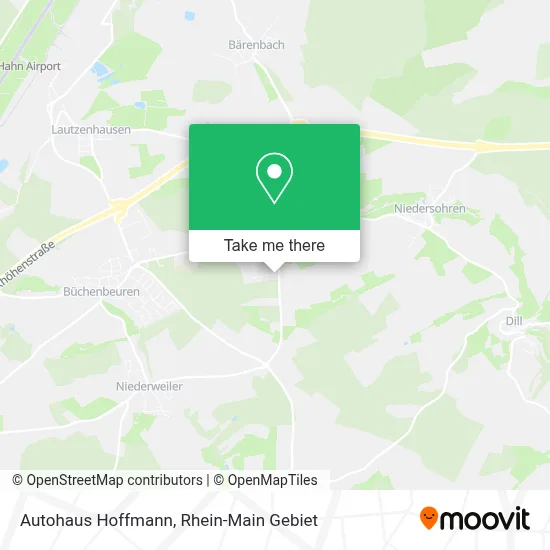 Autohaus Hoffmann map