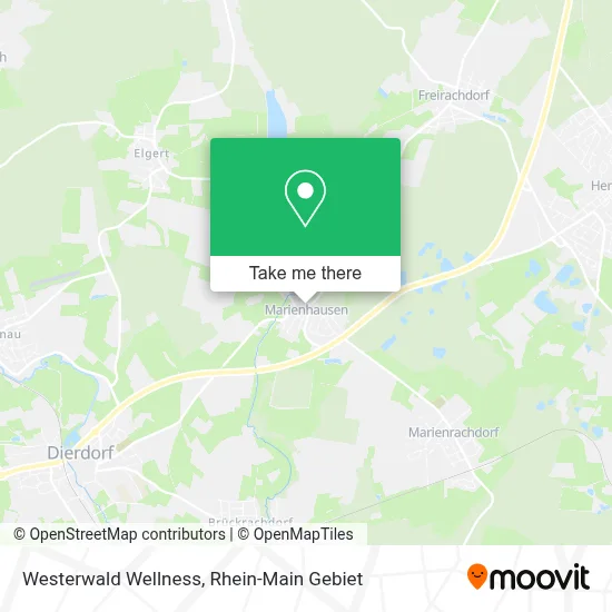 Westerwald Wellness map