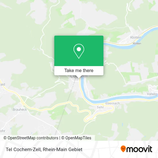 Tel Cochem-Zell map