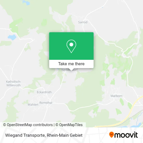 Wiegand Transporte map