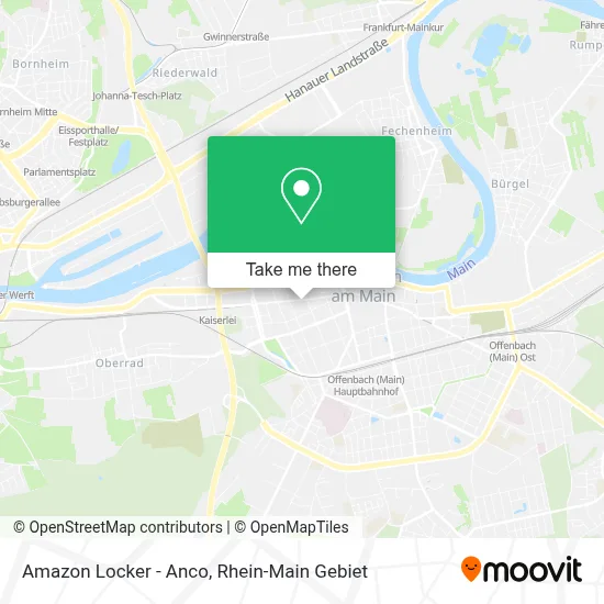Amazon Locker - Anco map