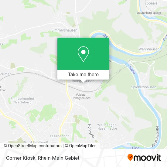 Corner Kiosk map