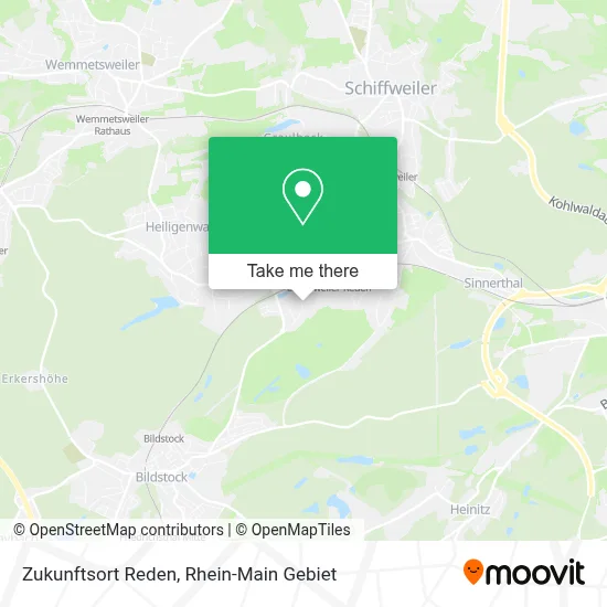 Zukunftsort Reden map