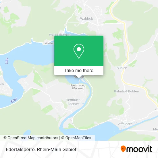 Edertalsperre map