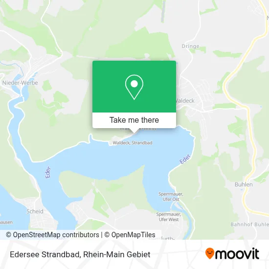 Edersee Strandbad map