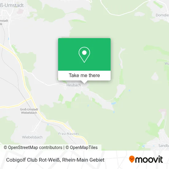 Cobigolf Club Rot-Weiß map